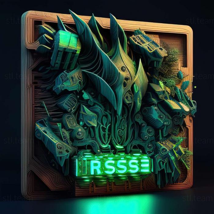 3D model Resogun Heroes game (STL)